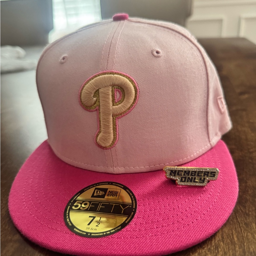 New Era Pink and Gold Cap